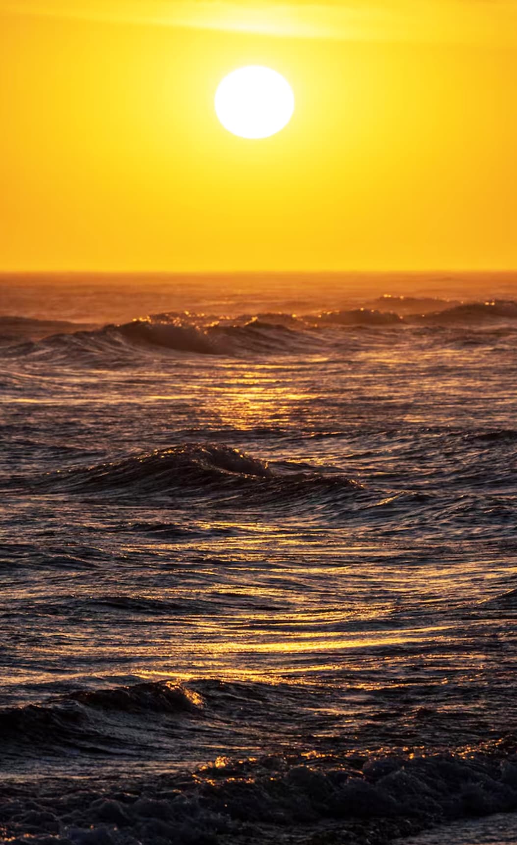 O pôr do sol impossível do Atlântico