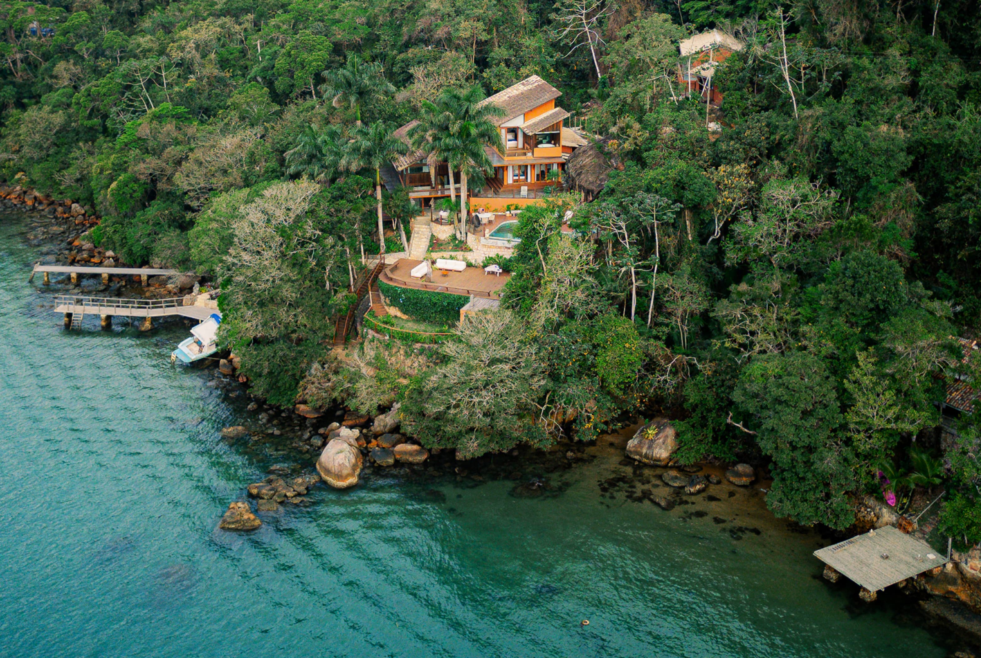 Casa de Vidro - Vista aérea